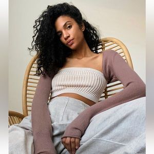 Free people shrug it off cashmere cardi